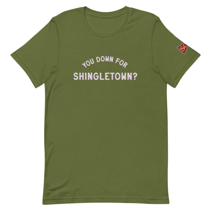 You Down for Shingletown? Adult Tee - Image 2